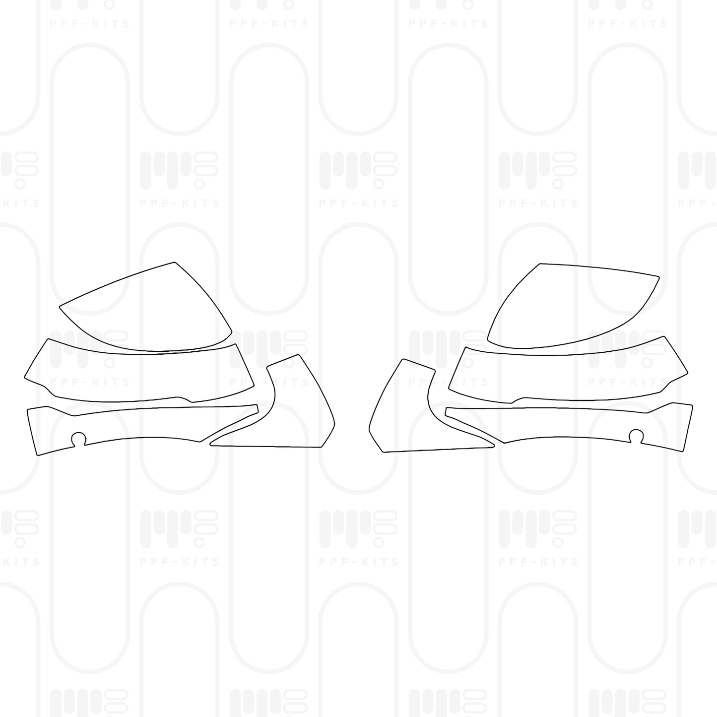 Voorgesneden PPF BMW X1 Standard Wheelbase Base 2025