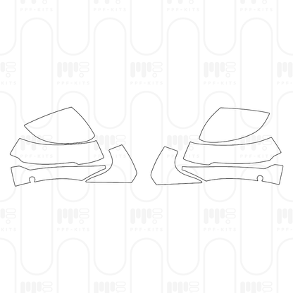 Voorgesneden PPF BMW X1 Standard Wheelbase Base 2025