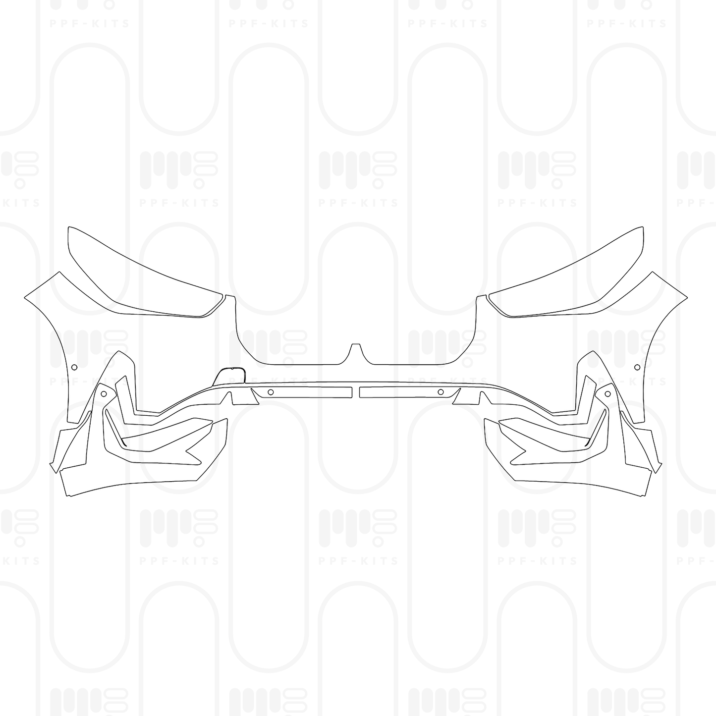 Voorgesneden PPF BMW X1 Standard Wheelbase Base 2025