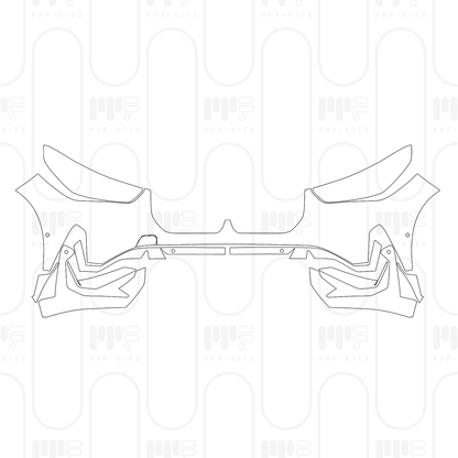 Voorgesneden PPF BMW X1 Standard Wheelbase Base 2025