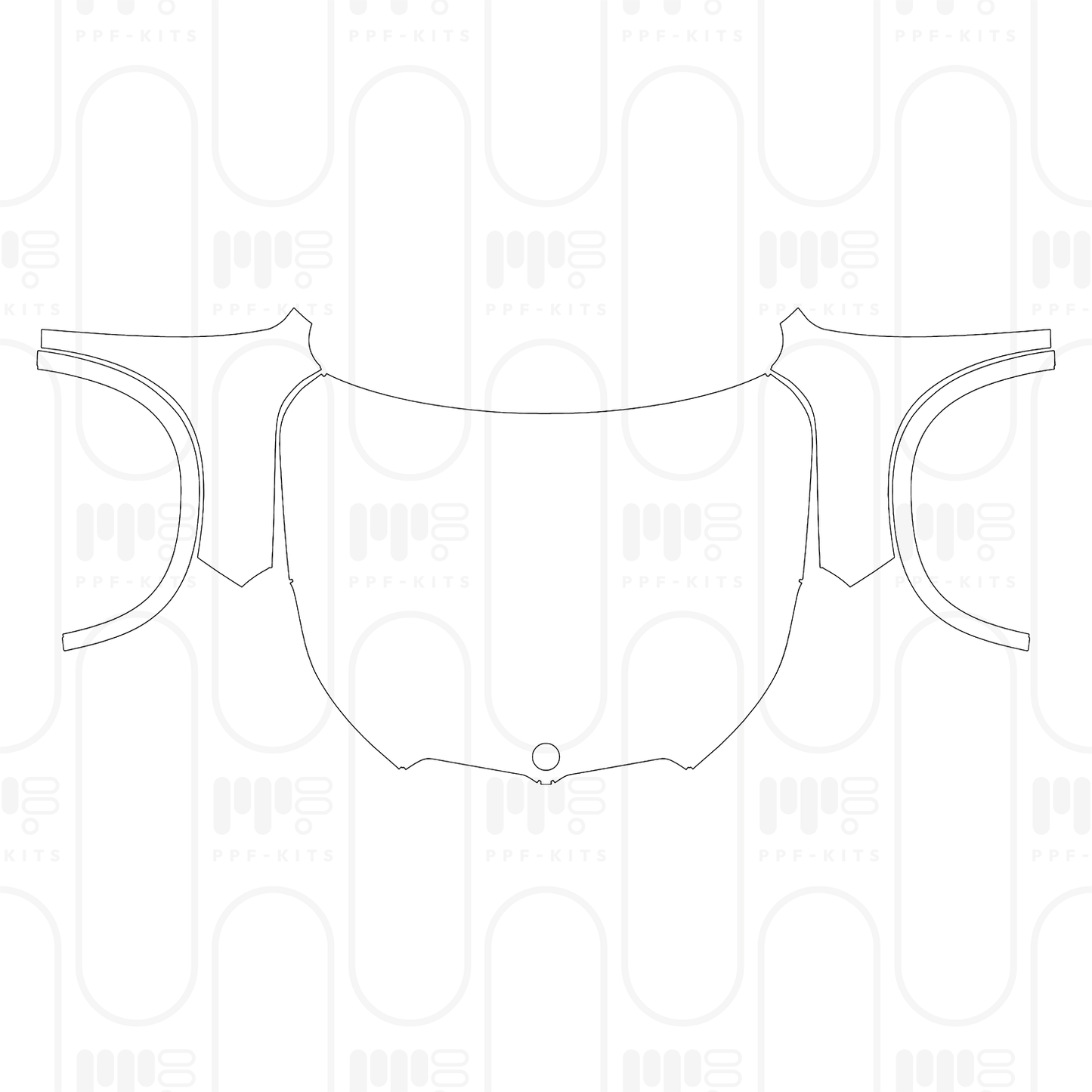 Voorgesneden PPF BMW X1 Standard Wheelbase Base 2025