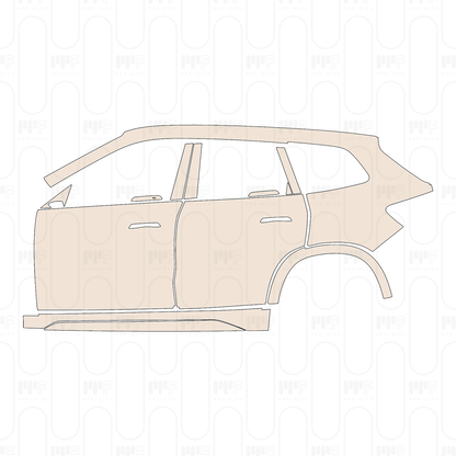 Voorgesneden PPF BMW X1 Standard Wheelbase Base 2024