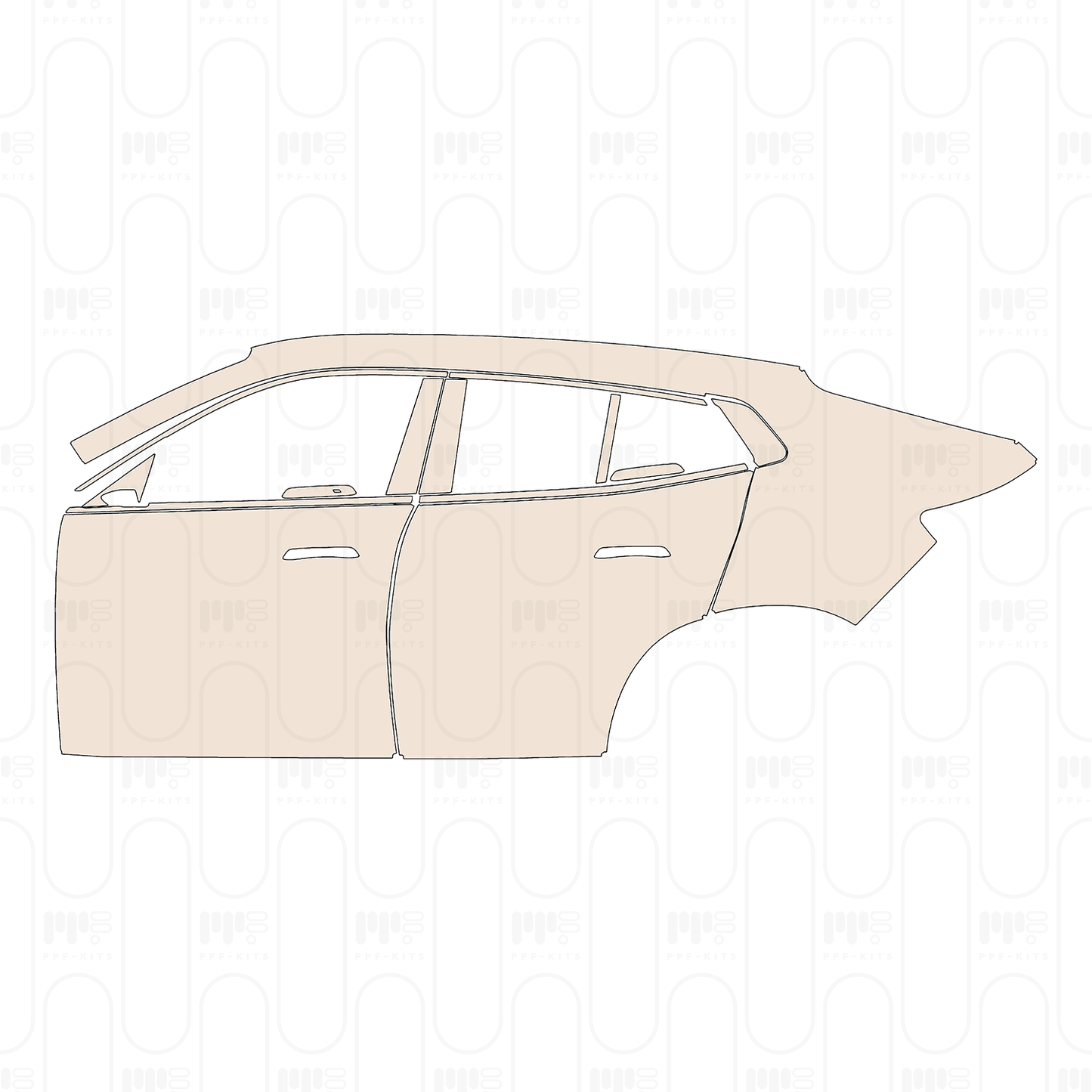 Voorgesneden PPF BMW X2 Base 2024