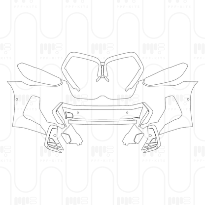 Voorgesneden PPF BMW X3 Standard Wheelbase M40i 2024