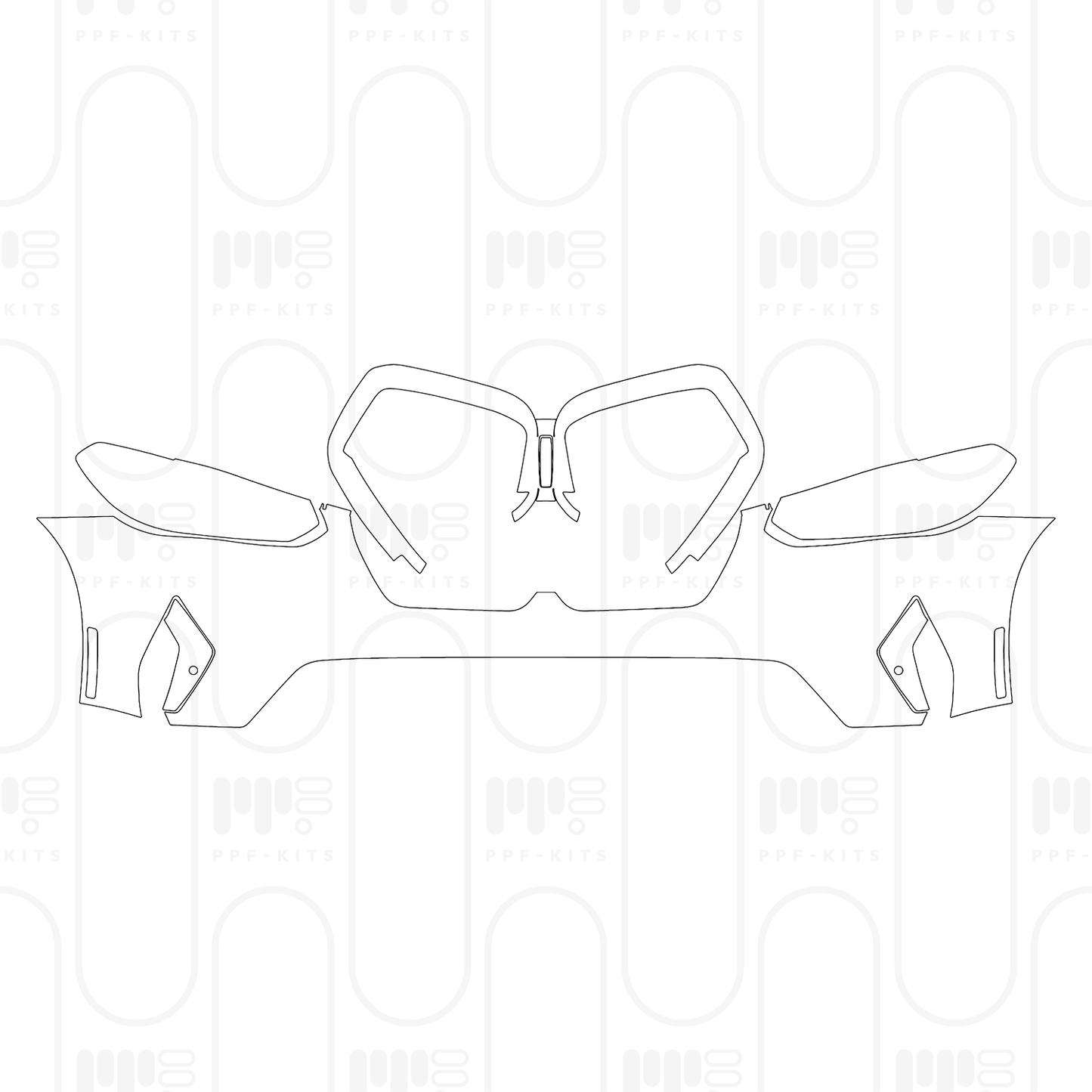 Voorgesneden PPF BMW X4 xLine 2025