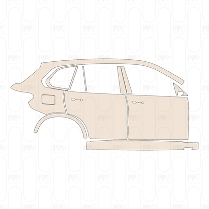Voorgesneden PPF BMW X5 Standard Wheelbase M60i 2024