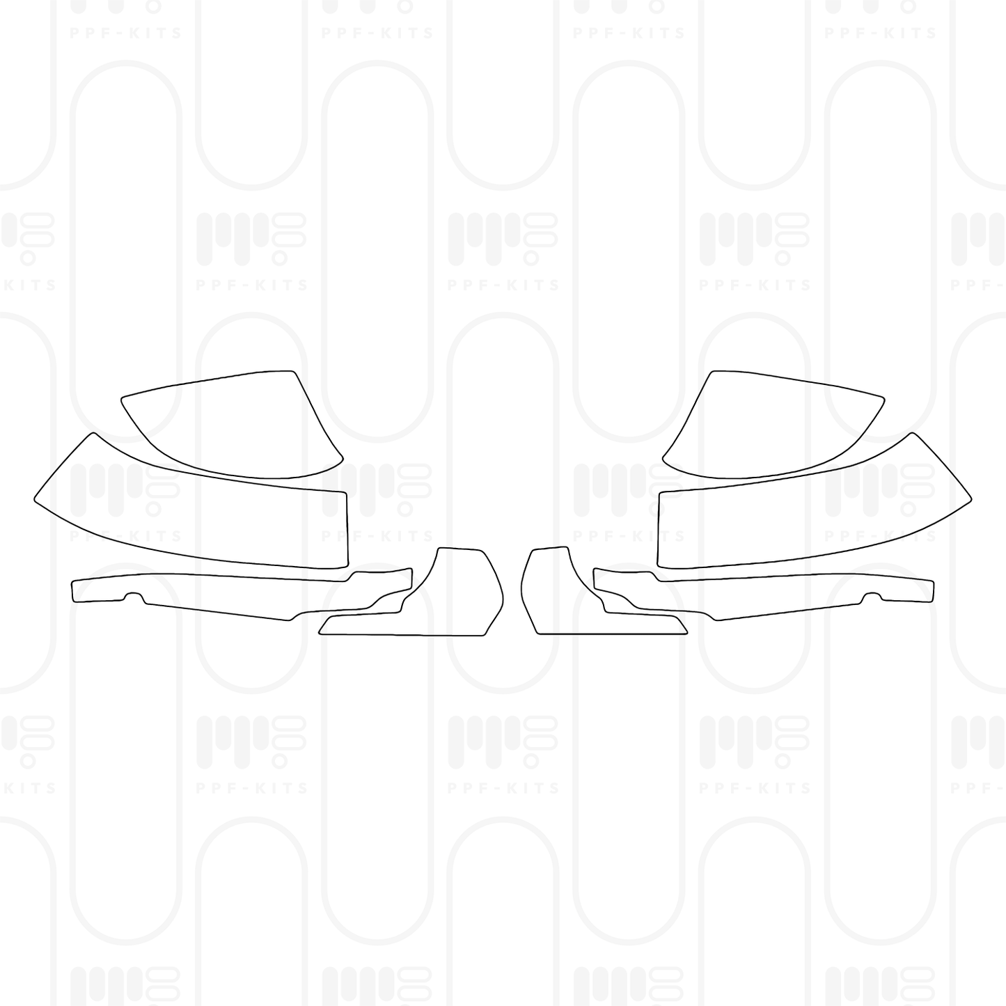 Voorgesneden PPF BMW X5 Extended Wheelbase M Sport 2024