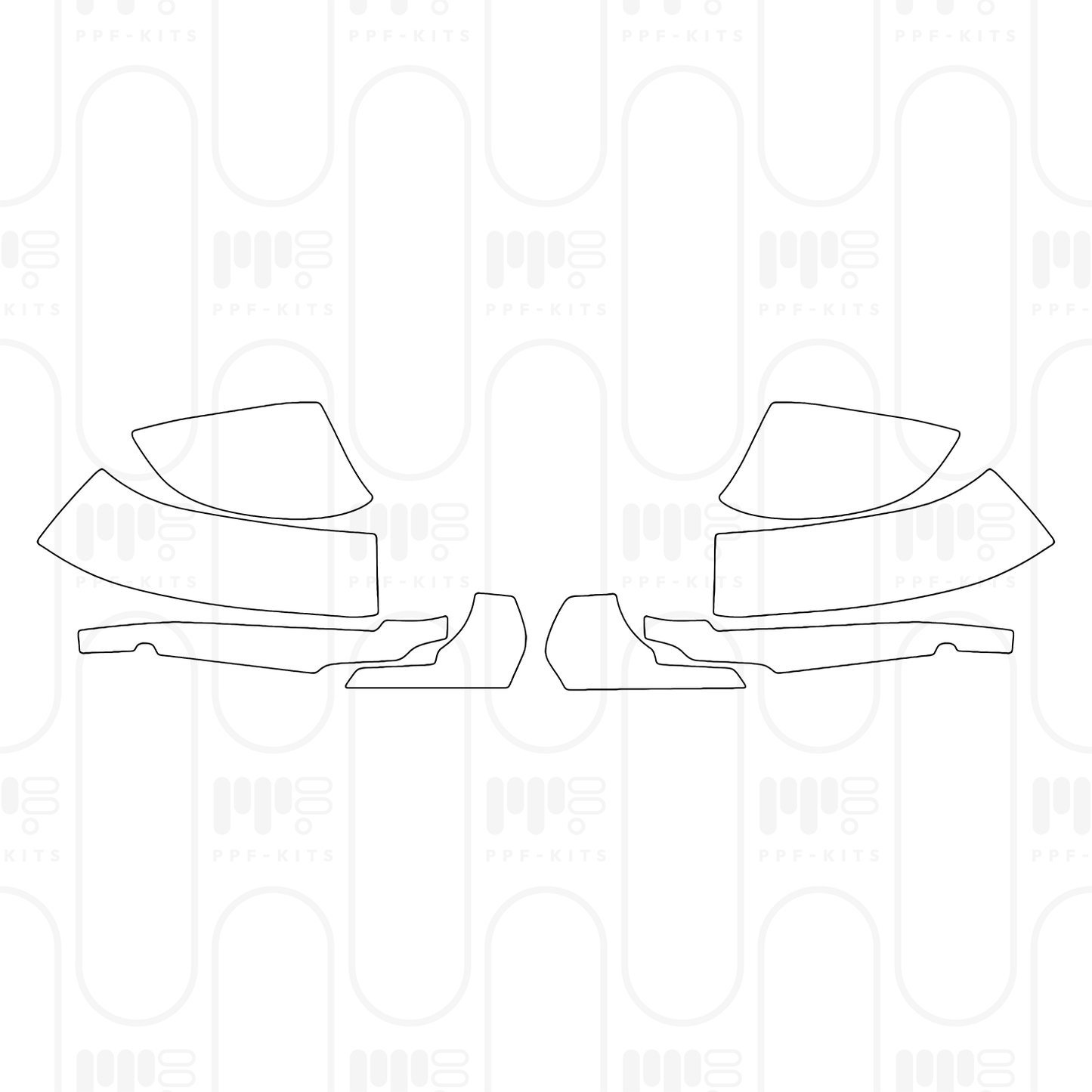 Voorgesneden PPF BMW X5 Extended Wheelbase M Sport 2024