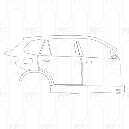 Voorgesneden PPF BMW X5 Extended Wheelbase M Sport 2024