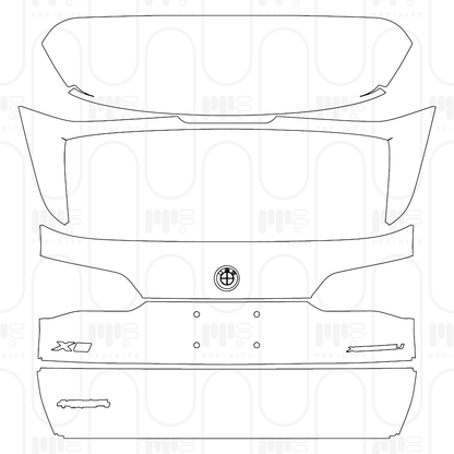 Voorgesneden PPF BMW X5 Extended Wheelbase M Sport 2024