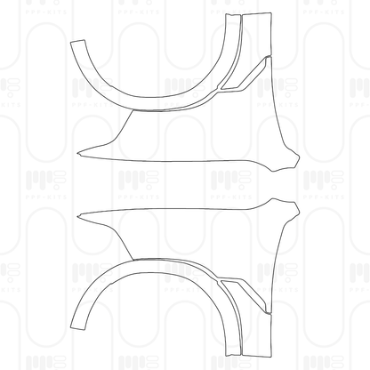 Voorgesneden PPF BMW X6 M60i 2025