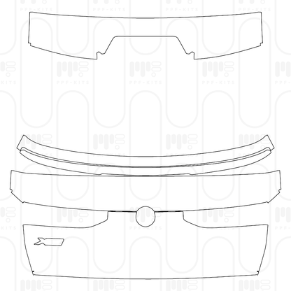 Voorgesneden PPF BMW X6 M60i 2025