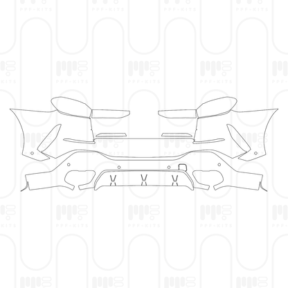 Voorgesneden PPF BMW X6 M60i 2025