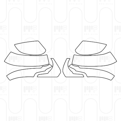 Voorgesneden PPF BMW X6 M60i 2025