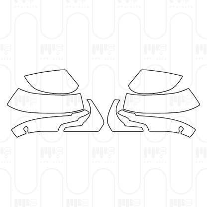 Voorgesneden PPF BMW X6 M60i 2025