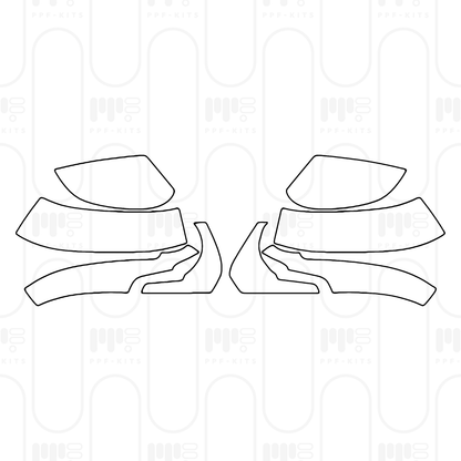 Voorgesneden PPF BMW X6 M60i 2025