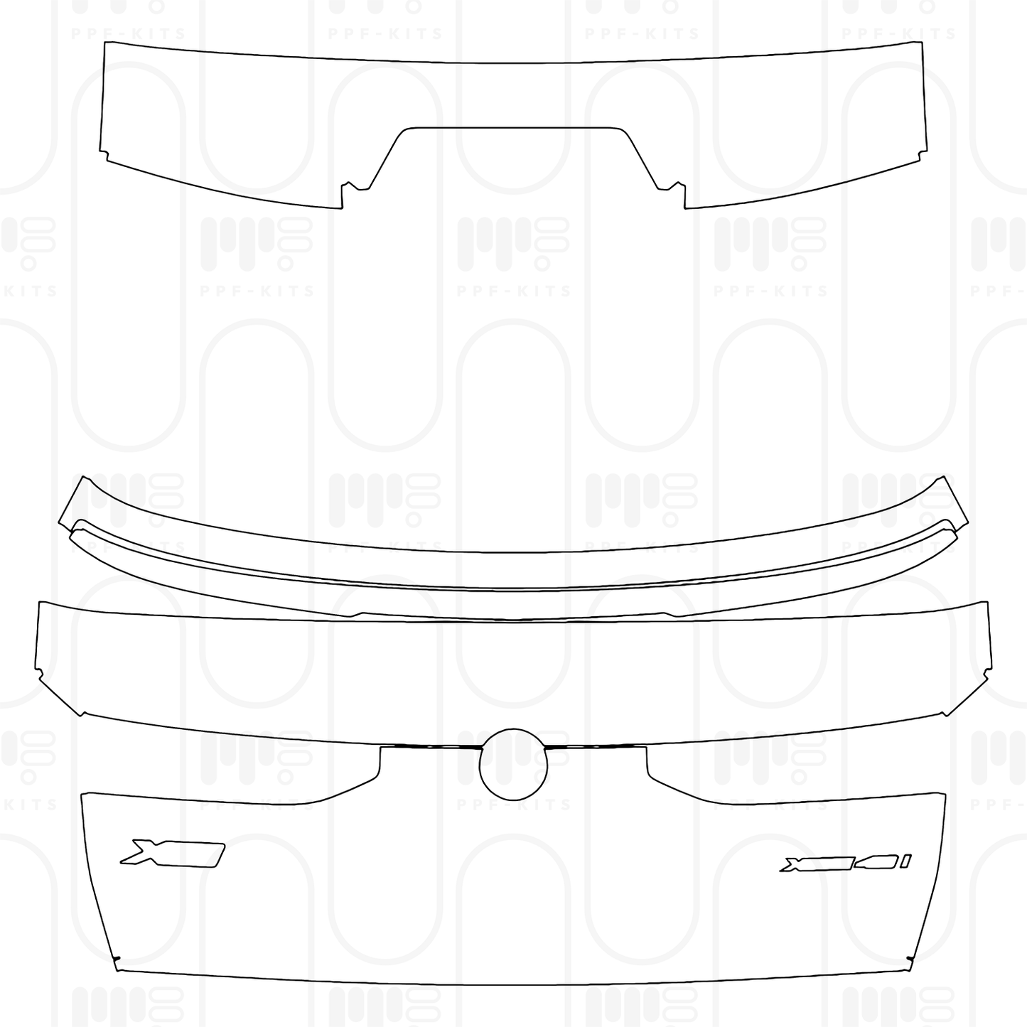 Voorgesneden PPF BMW X6 M Sport 2024
