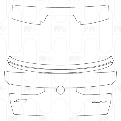 Voorgesneden PPF BMW X6 M Sport 2024