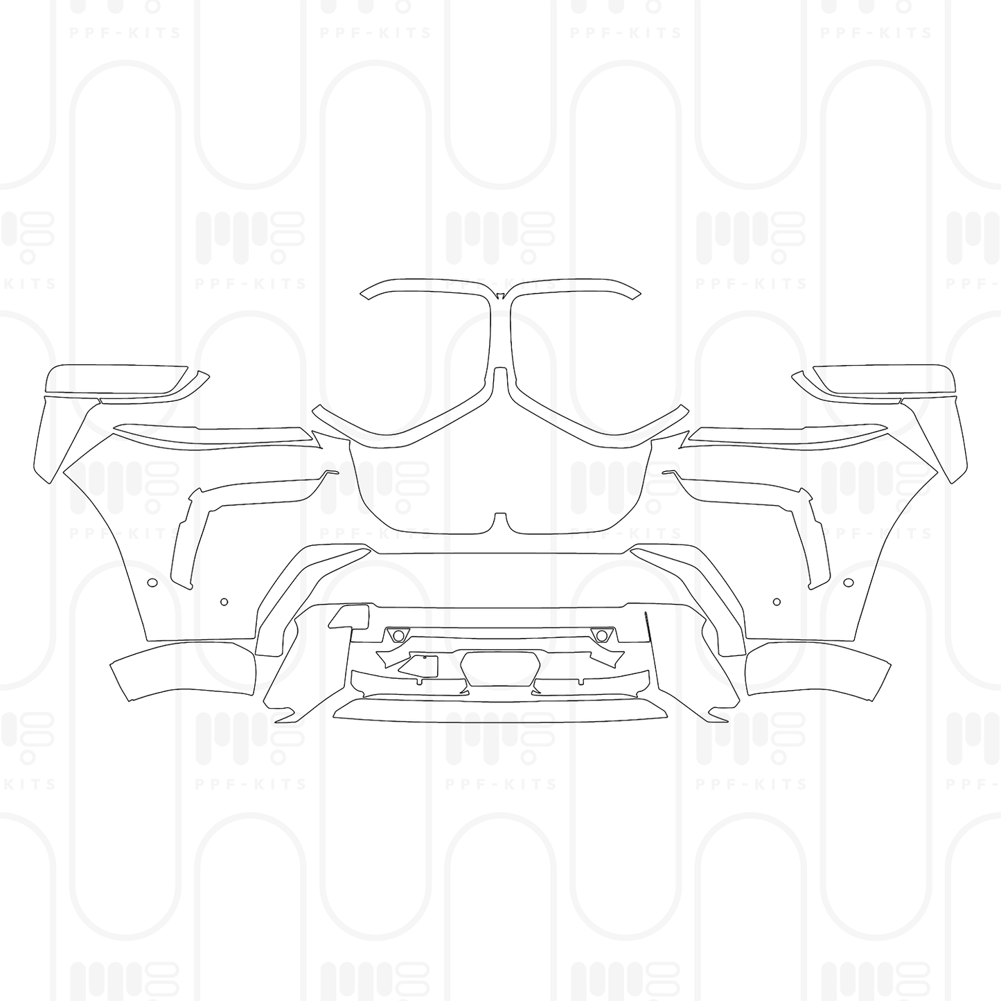 Voorgesneden PPF BMW X7 M60i 2025