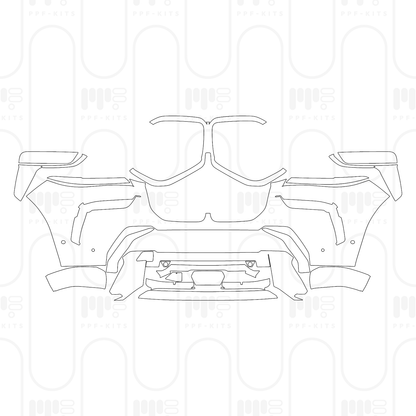 Voorgesneden PPF BMW X7 M60i 2025