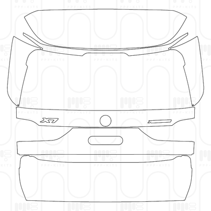 Voorgesneden PPF BMW X7 M60i 2025