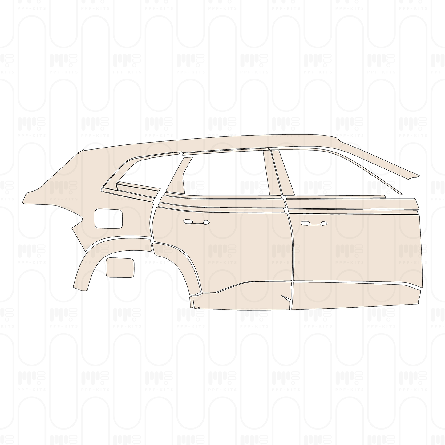 Voorgesneden PPF BMW XM 2025