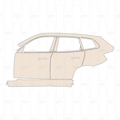 Voorgesneden PPF BMW X3 Standard Wheelbase M Sport 2025