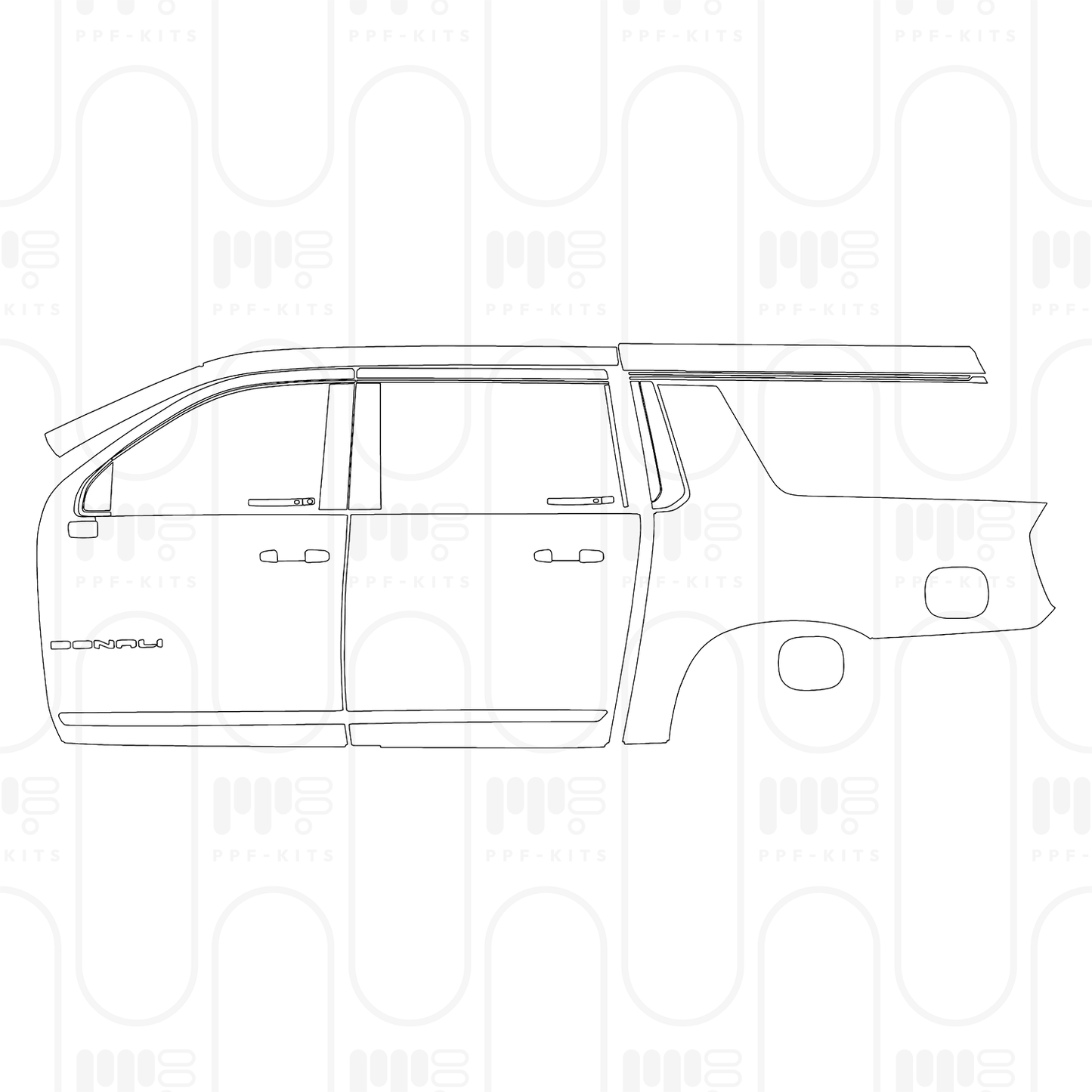 Voorgesneden PPF GMC Yukon XL Denali Ultimate 2026