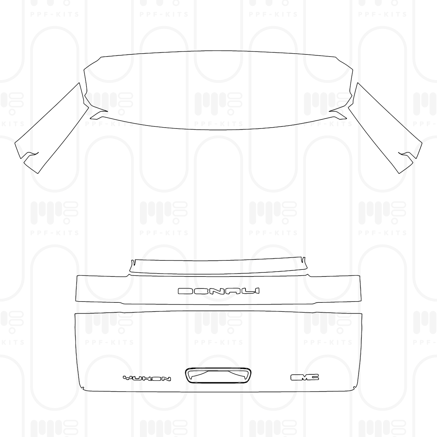 Voorgesneden PPF GMC Yukon XL Denali Ultimate 2026