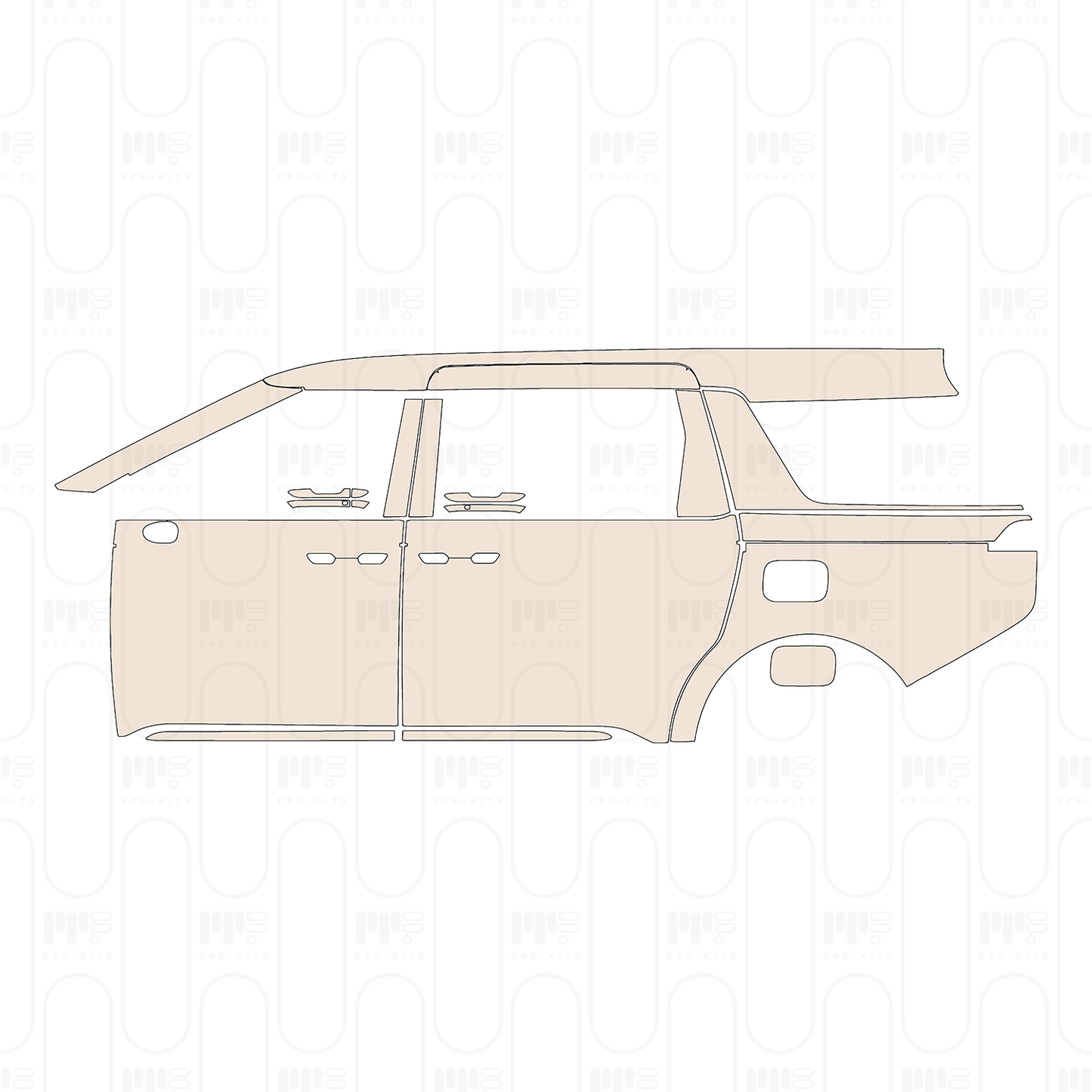 Voorgesneden PPF KIA Carnival (US) SX 2026