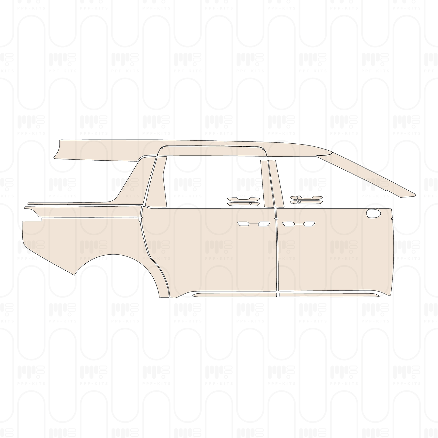 Voorgesneden PPF KIA Carnival (US) SX 2026