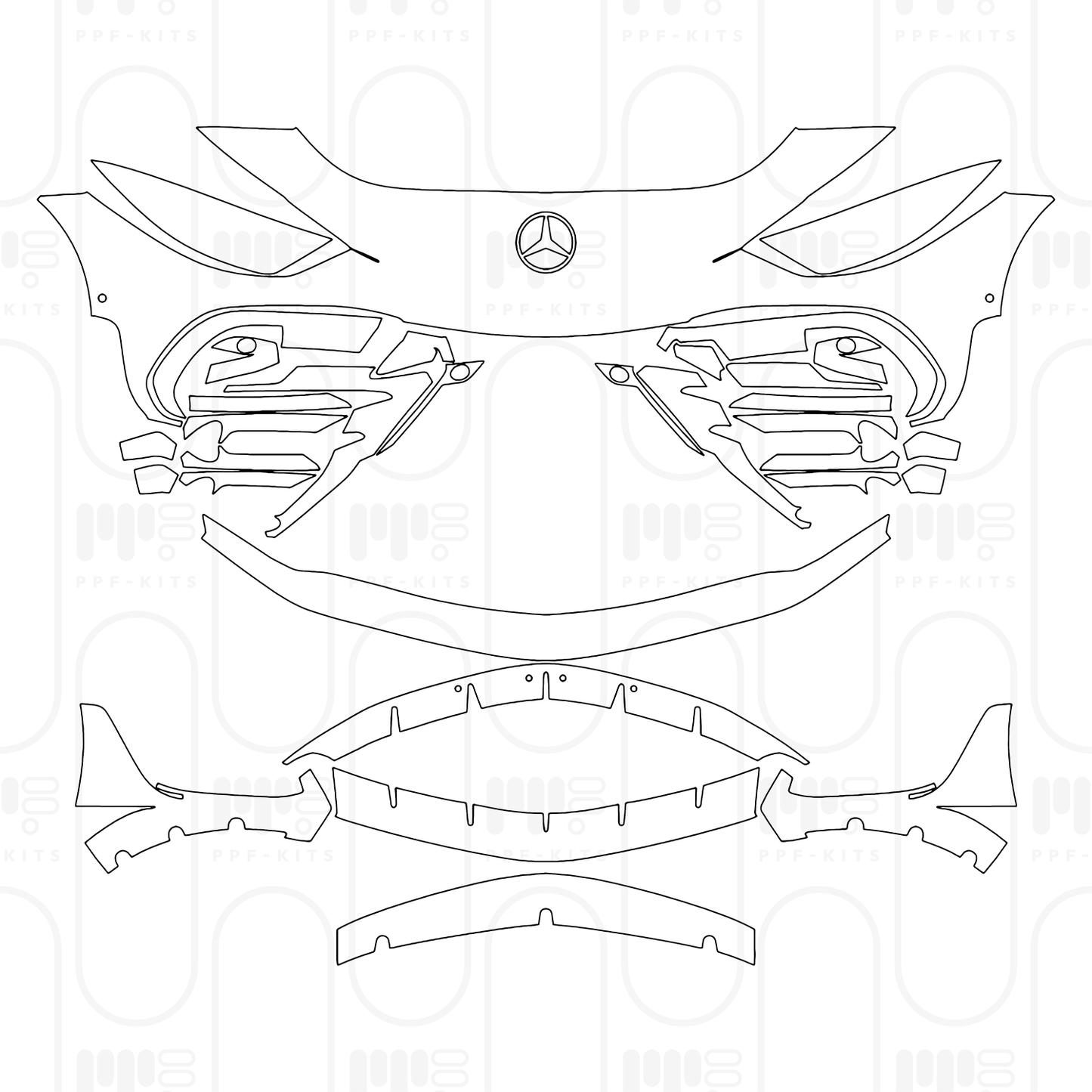 Voorgesneden PPF Mercedes-Benz AMG PureSpeed 2026