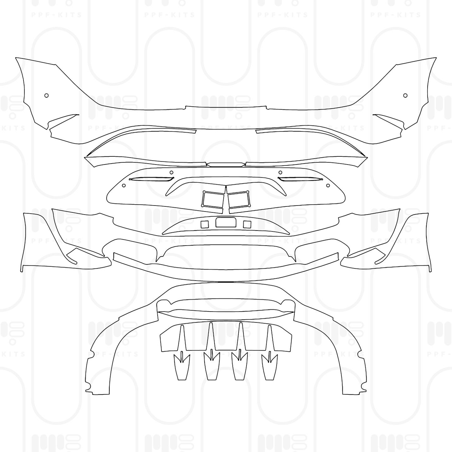 Voorgesneden PPF Mercedes-Benz AMG PureSpeed 2026