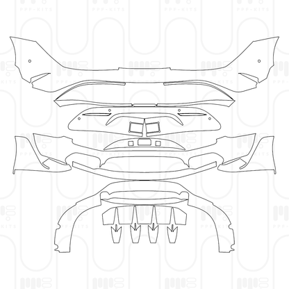 Voorgesneden PPF Mercedes-Benz AMG PureSpeed 2026