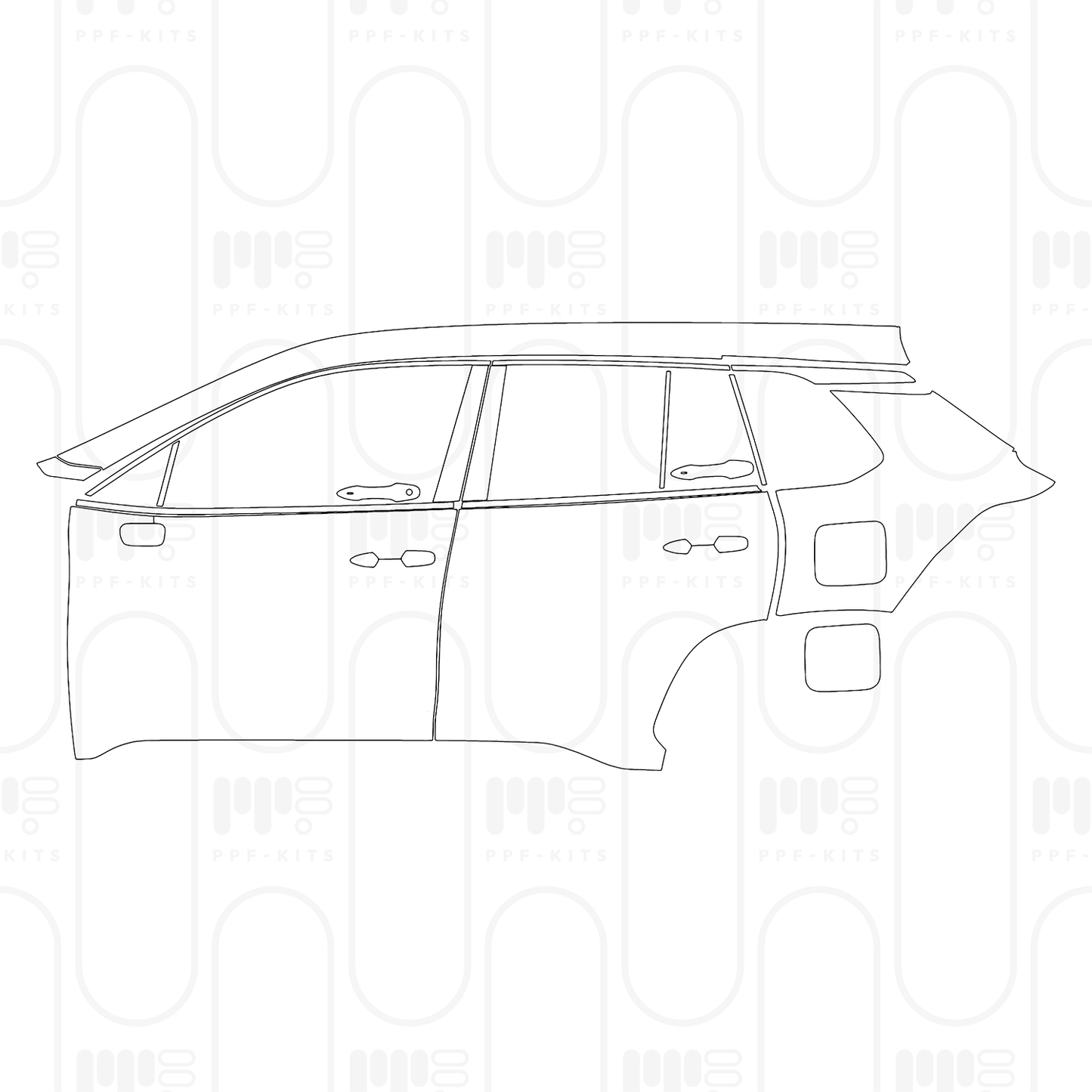 Voorgesneden PPF Toyota Corolla Cross (AU) GR SPORT 2026