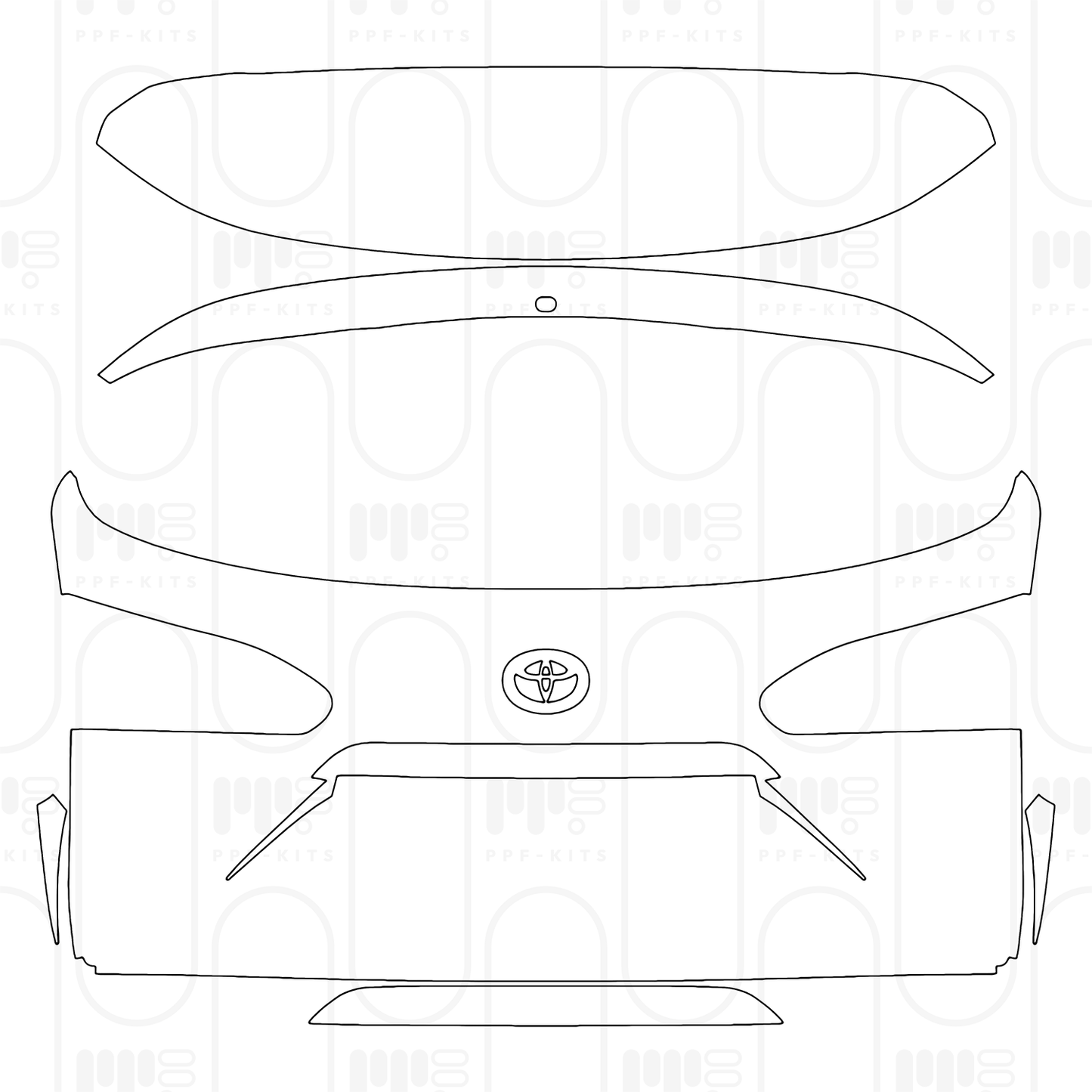Voorgesneden PPF Toyota Corolla Cross (AU) GR SPORT 2026