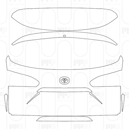 Voorgesneden PPF Toyota Corolla Cross (AU) GR SPORT 2026