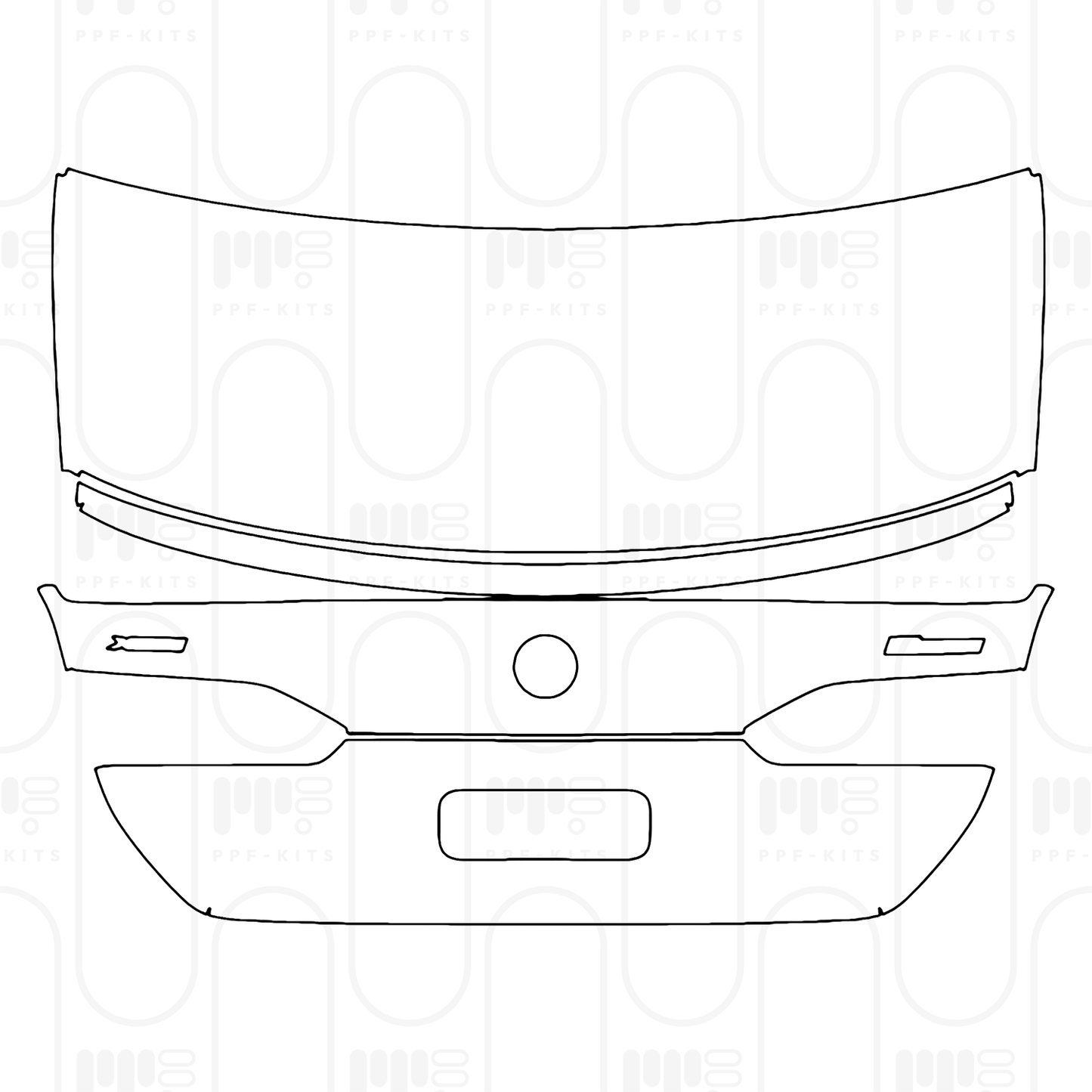 Voorgesneden PPF BMW 5 Series Sedan Standard Wheelbase M Sport 2026