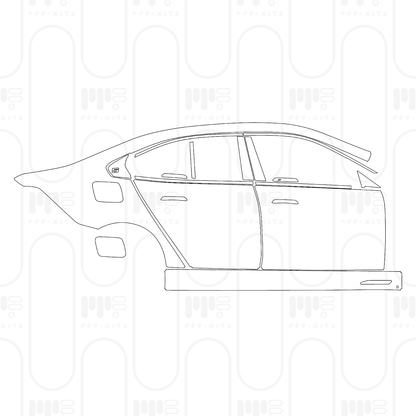 Voorgesneden PPF BMW 5 Series Sedan Standard Wheelbase M Sport 2026