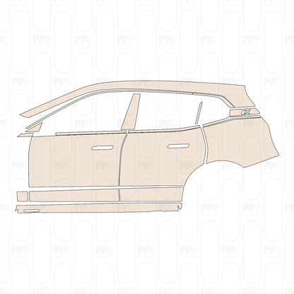 Voorgesneden PPF BMW iX Shadowline 2026