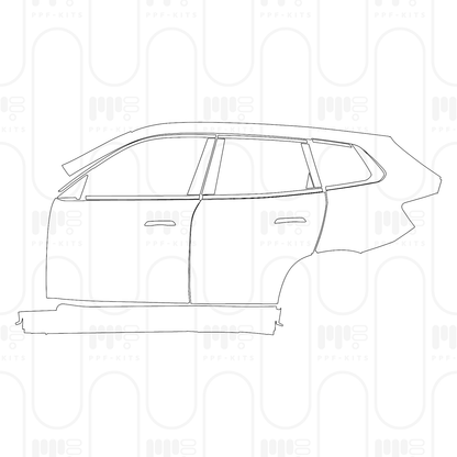 Voorgesneden PPF BMW X3 Standard Wheelbase M Sport 2026