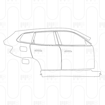 Voorgesneden PPF BMW X3 Standard Wheelbase M Sport 2026