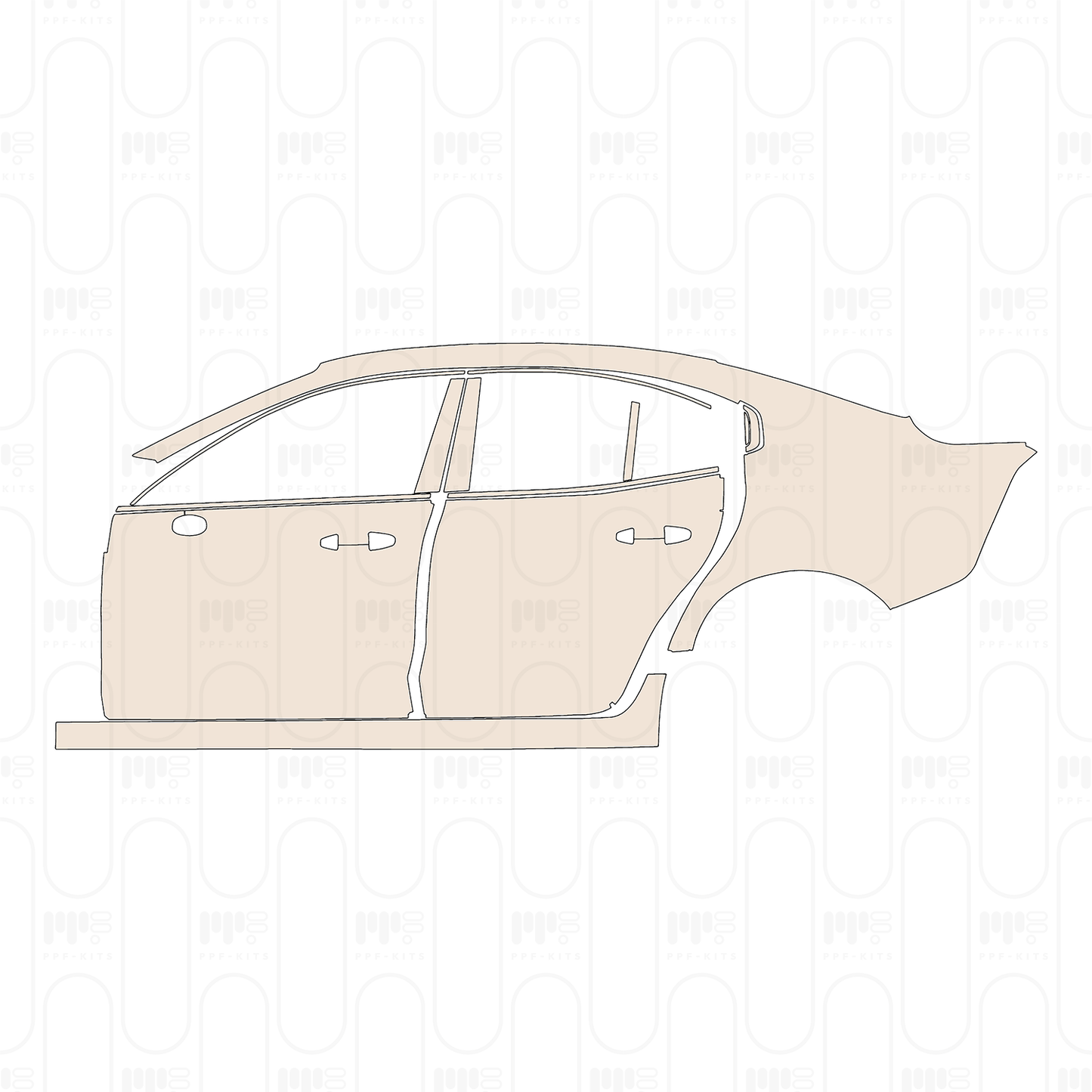Voorgesneden PPF Volvo S60 Inscription 2026
