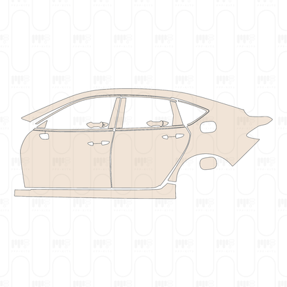 Voorgesneden PPF Acura TLX Standard Wheelbase Base 2022