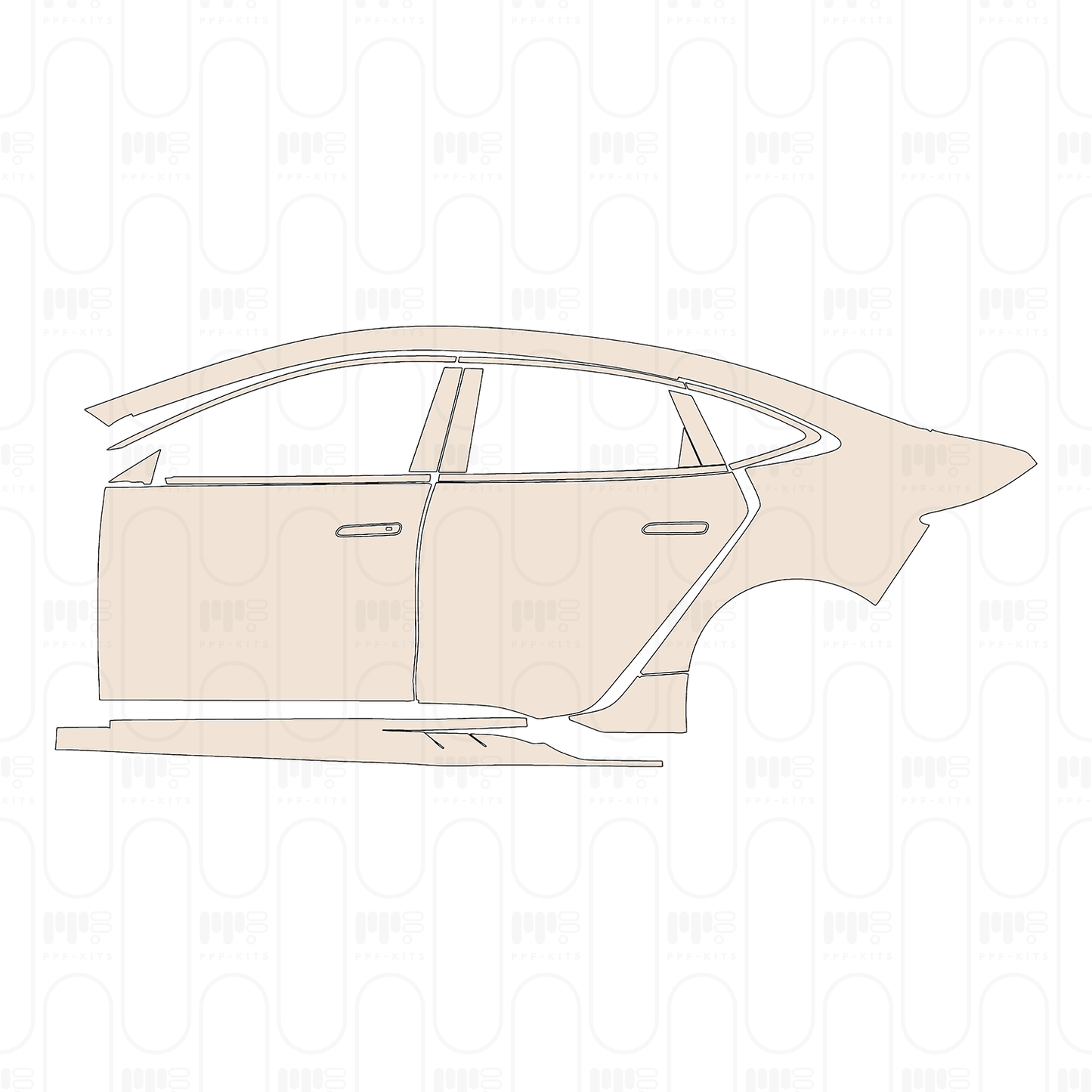 Voorgesneden PPF BYD Seal 2022
