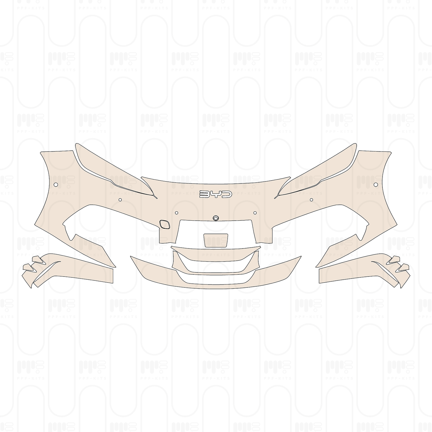 Voorgesneden PPF BYD Seal 06GT EV 2025