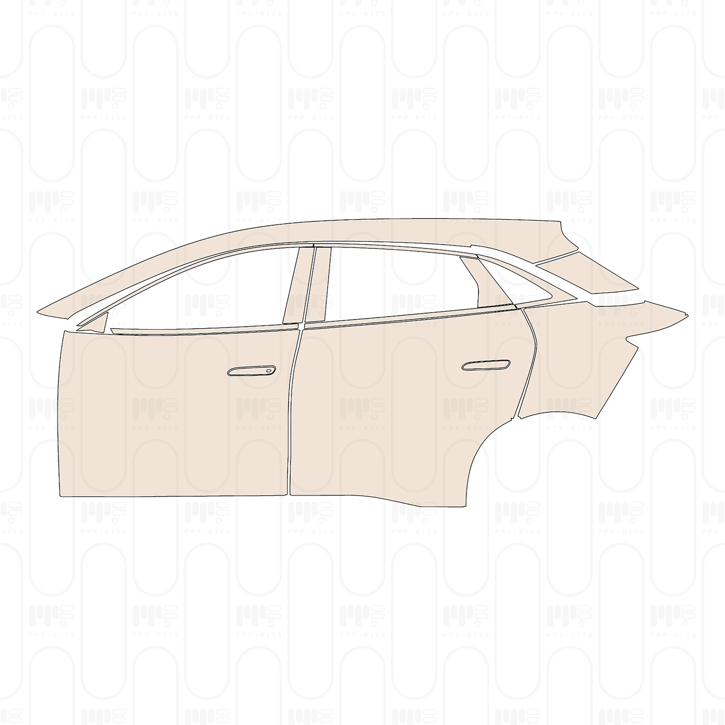 Voorgesneden PPF BYD Seal 06GT EV 2025
