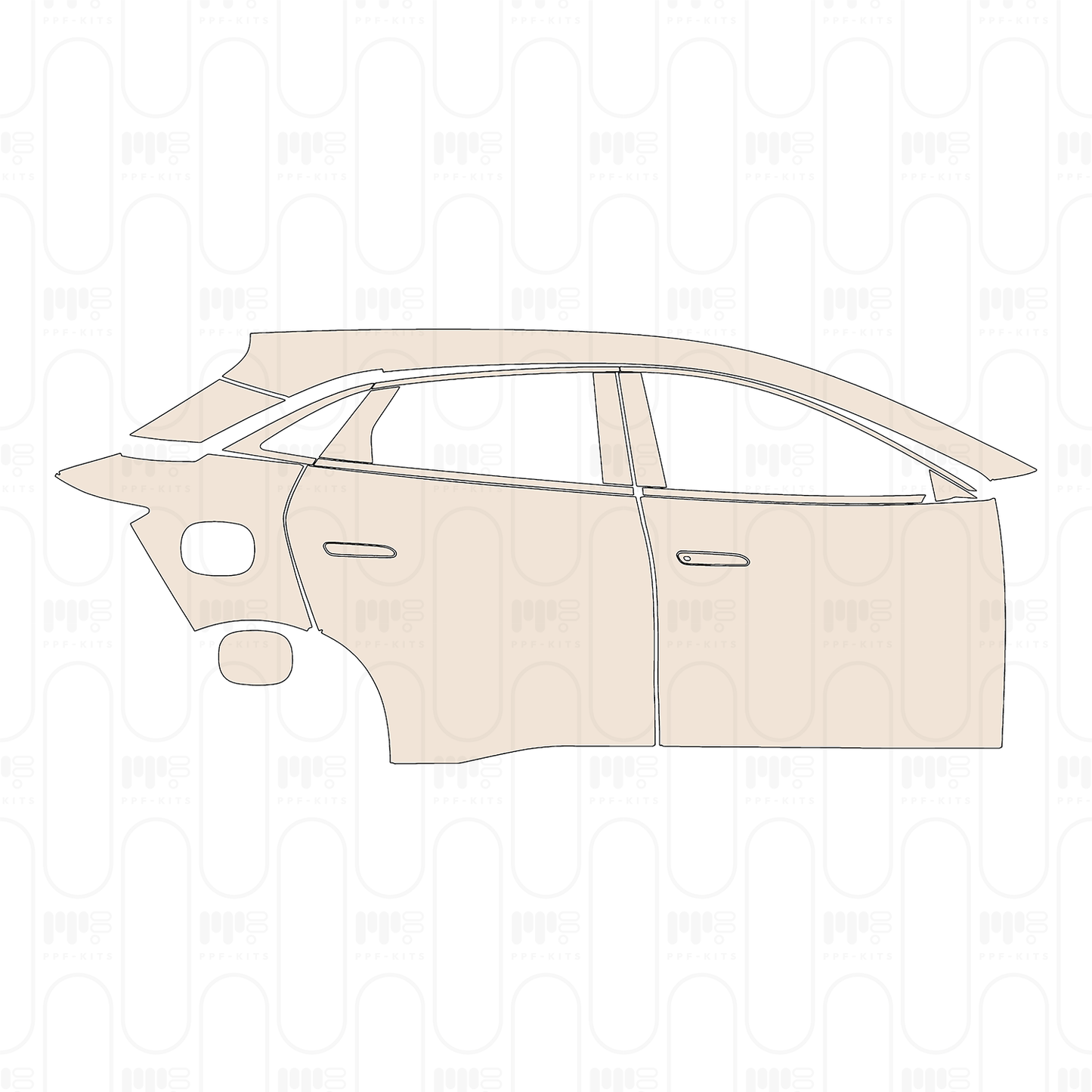 Voorgesneden PPF BYD Seal 06GT EV 2025
