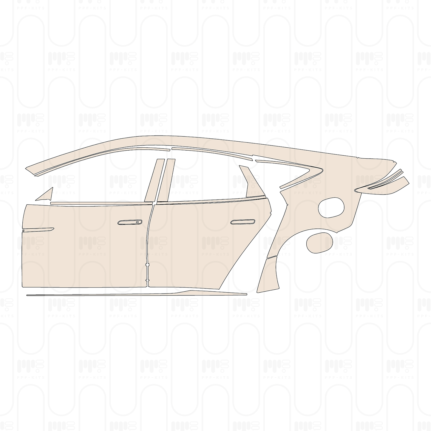 Voorgesneden PPF BYD Seal 07 DM-i 2025