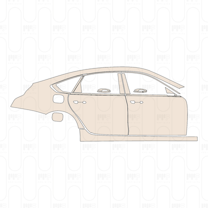 Voorgesneden PPF Cadillac CT6 2023